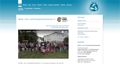 Desktop Screenshot of musik-tanz-kunstschule.de