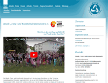 Tablet Screenshot of musik-tanz-kunstschule.de